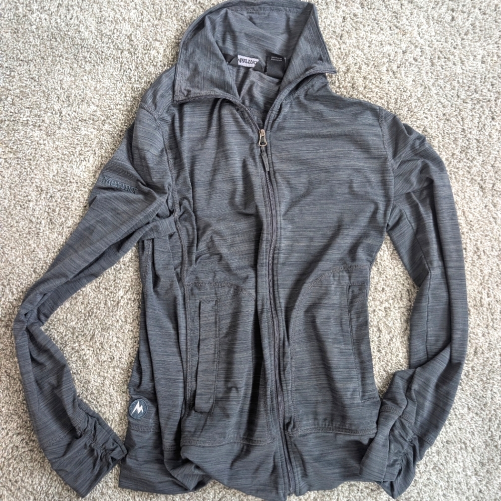 Marmot Women’s Ruched Full-Zip Performance Jacket (Style D67720) – Small